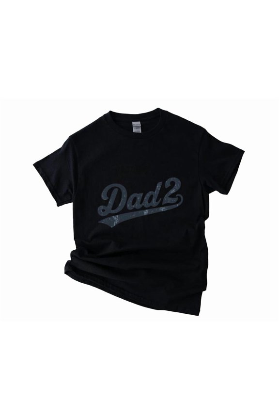 Dad Squared Dad2 Father Of Two Funny Second Time Daddy Gift Unisex T-Shirt