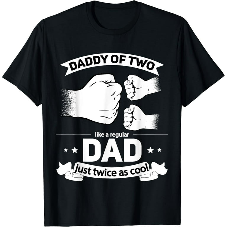 Dad Of Two 2 Squared T-Shirt - Funny Father T Shirt Dad Of Two 2 Squared T-Shirt - Funny Father T Shirt