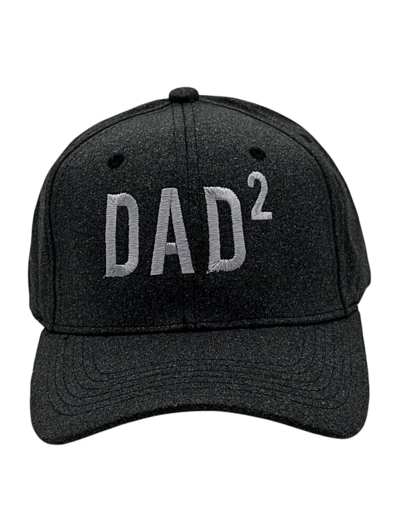 Dad Squared Hat Funny Sarcastic Fathers Day Graphic Novelty Cap