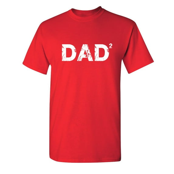 Dad Squared Sarcastic Humor Graphic Novelty Funny Youth T Shirt