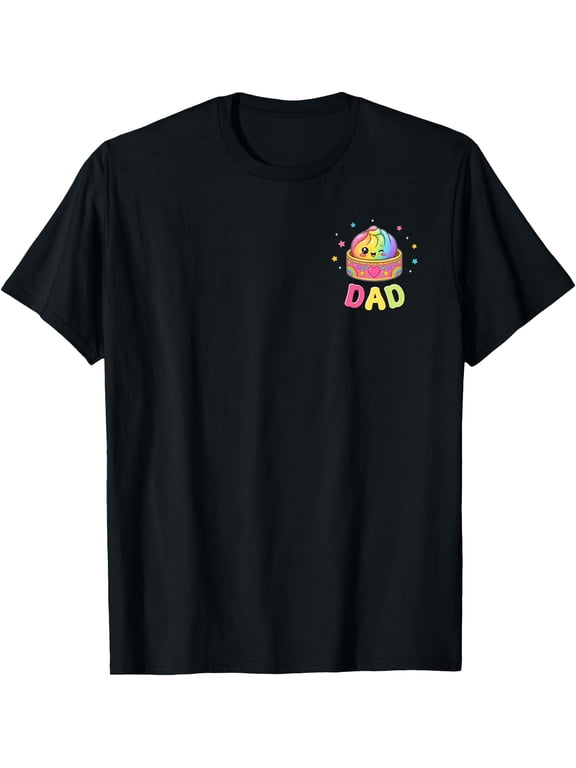 Dad Squishy Dumpling Birthday Party Kawaii Bday Girl T-Shirt