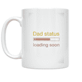 thumbnail image 1 of Dad Status Loading Soon - Expecting Dad - 11 oz Ceramic Coffee Mug, 1 of 3