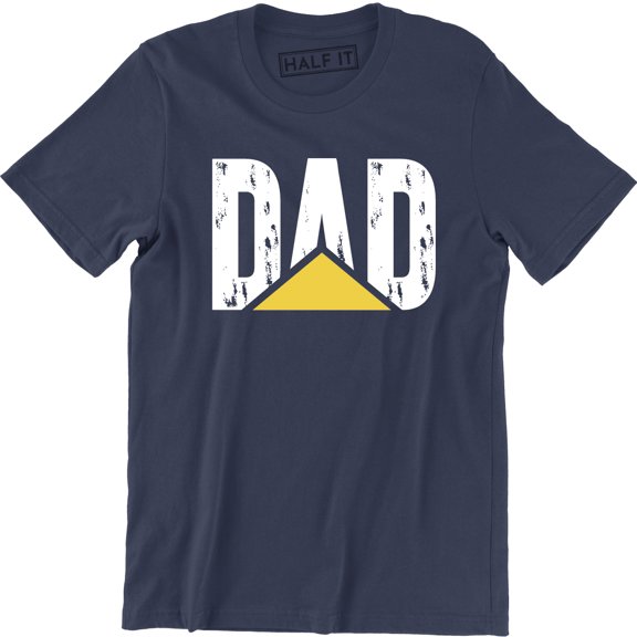 Dad Stay At Home Funny Daddy Fathers Day Proud Son And Daugther mens T-Shirt