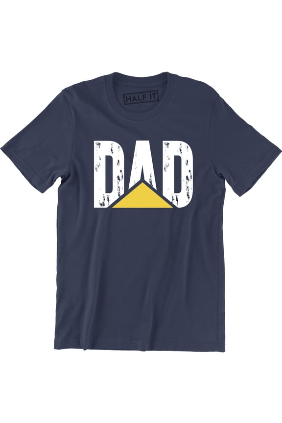 Dad Stay At Home Funny Daddy Fathers Day Proud Son And Daugther mens T-Shirt