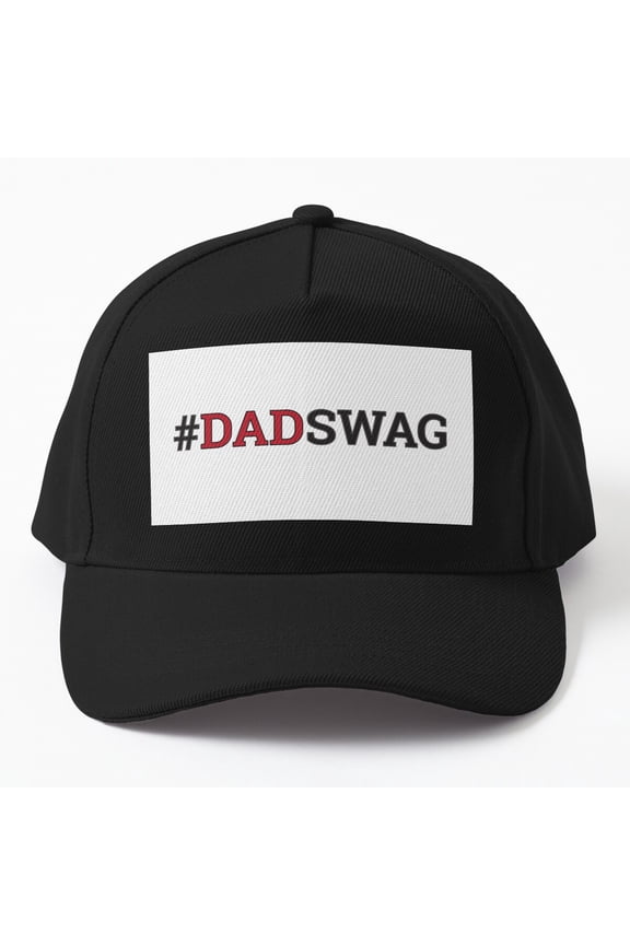 Dad Swag Baseball Cap, Father Style Statement Design, Classic Everyday Gift Hat Style