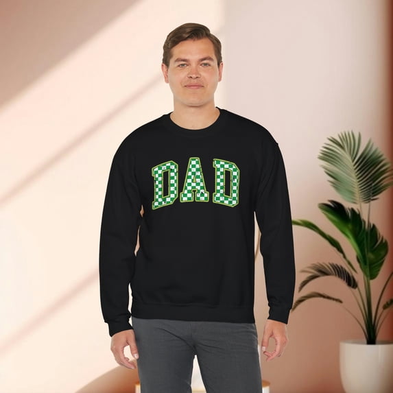 Dad Sweatshirts Checkered Dad Sweatshirt Father's Day Sweatshirt Men Gifts