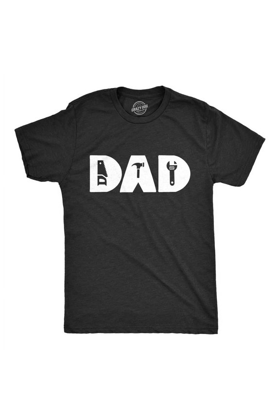 Dad T Shirt Funny Handy Tools Fathers Day Tee, Unisex T-Shirt