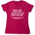 thumbnail image 1 of Dad Tax 1 - Portion Of An Item Sarcastic Humor Novelty Funny Women's Casual Tees, 1 of 3