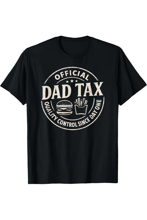 Dad Tax Logo, Funny Daddy Papa Fathers Day T-Shirt, Unisex T-Shirt