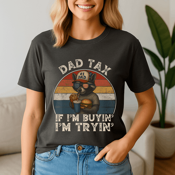 Dad Tax Shirt, American Dad, Fast Food Lover, Dad Gift, Father Day Shirt, Family Shirt, Best Dad Ever, Dad Daughter, Dad'S Birthday Gift, Funny Dad