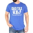 thumbnail image 1 of Dad Tax Shirt for Men Funny Dad Joke Making Sure It's Not Poison Food Graphic T-Shirt Heather Blue Shirt Adult Medium, 1 of 5
