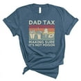 thumbnail image 1 of Dad Tax T-Shirt – Funny “Making Sure It’s Not Poison” Shirt – Father’s Day Gift(HEATHER DEAP TEAL,2XLarge), 1 of 1