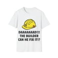 thumbnail image 1 of Dad The Builder Shirt - Unisex Softstyle T-Shirt, 1 of 4