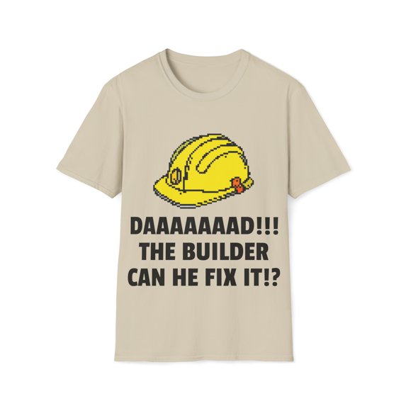 Dad The Builder Shirt - Unisex Softstyle T-Shirt
