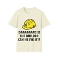 thumbnail image 1 of Dad The Builder Shirt - Unisex Softstyle T-Shirt, 1 of 4