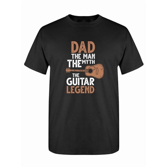 Dad The Guitar Legend T-Shirt Men -SPIdeals Designs, Male Small
