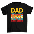 thumbnail image 1 of Dad The Man Myth Gamer Legend T-Shirt Father's Day Gift Tee Shirt Men, 1 of 2