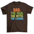 thumbnail image 1 of Dad The Man Myth Legend T-Shirt Men, 1 of 2