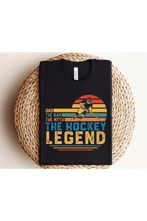 Dad The Man The Myth The Hockey Legend Tshirt Cute Hockey Dad Gift Shirt Funny Hockey Tshi