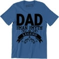 thumbnail image 1 of Dad The Man The Myth The Legend Fathers Day Party Funny Slogan Men's T-Shirt, 1 of 4