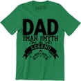 thumbnail image 1 of Dad The Man The Myth The Legend Fathers Day Party Funny Slogan Men's T-Shirt, 1 of 4