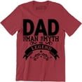 thumbnail image 1 of Dad The Man The Myth The Legend Fathers Day Party Funny Slogan Men's T-Shirt, 1 of 4
