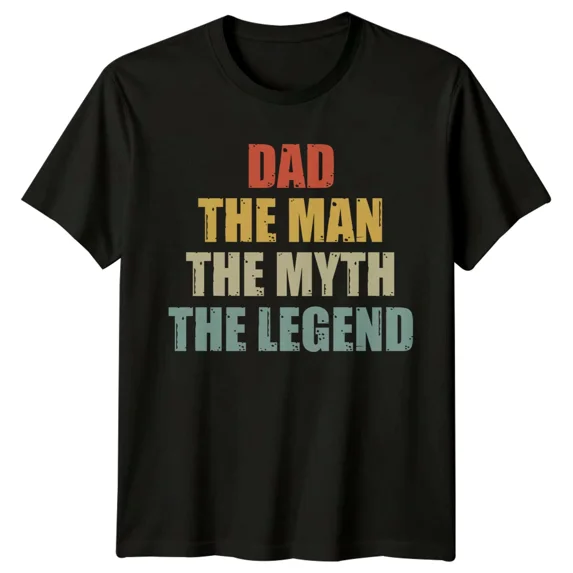 Dada T Dad The Man The Myth The Legend Mens T-Shirt Fathers Day Gift - Walmart.com