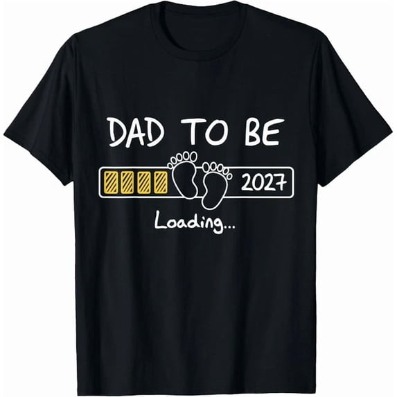 Dad To Be 2027 Dad Loading New Dad Est 2027 Daddy To Be T-Shirt Unisex S-5XL Hot Trending Shirt Birthday Gift