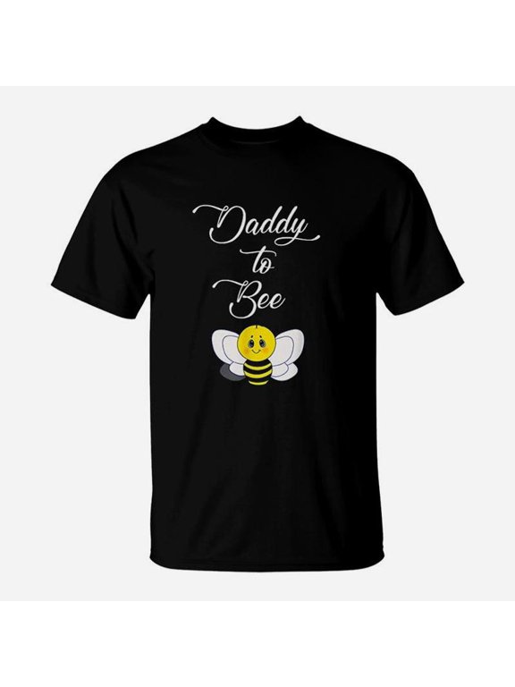 Dad To Be Daddy To Bee Dads Baby Announcement Gift TShirt
