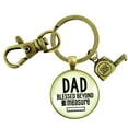 thumbnail image 1 of Dad Tool Gutsy Goodness Bronze Keychain Blessed DIY Tape Charm Best Life Father From Daughter Gift, 1 of 8