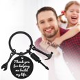 thumbnail image 1 of Dad Tool Keychain Fix It Gift Set Hammer Screwdriver Wrench Alloy Key Ring, 1 of 4