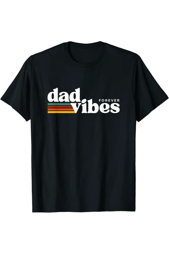 Dad-Vibes Forever Father Retro Vintage T-Shirt