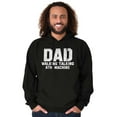 thumbnail image 1 of Dad Walking Talking ATM Machine Funny Men's Big & Tall Graphic Hoodie Brisco Brands 3X, 1 of 5