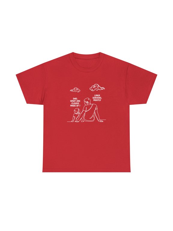 Dad What Are Clouds Made Of? Linux Servers Mostly Shirt, IT Gift - ID: 1276