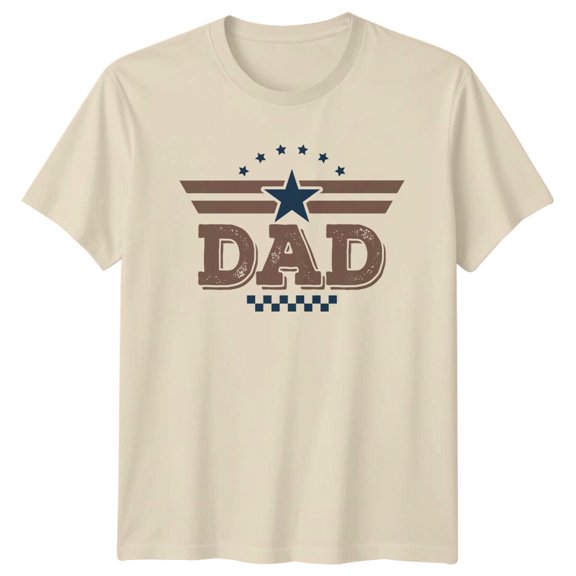 Dad Wings Star Graphic T-Shirt All Size S-5XL