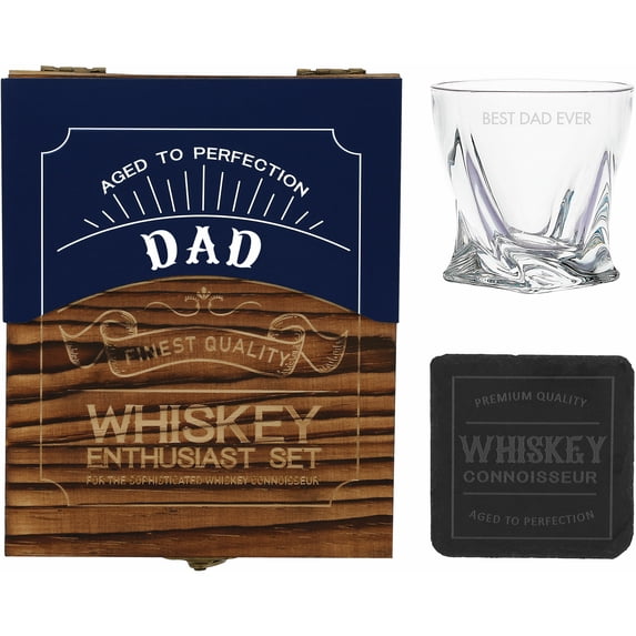 Pavilion Gift Company - Dad - Rocks Glass Gift Box
