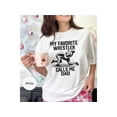 thumbnail image 1 of Dad Wrestling T-Shirt, My Favorite Wrestler Calls Me Dad, Father's Day Gift, Daddy Wrestler Tee, Parent Support Shirt, Unique Men's Top, 1 of 10
