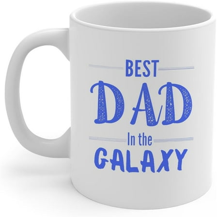 Dad, You’re Out of This World Mug, Funny Galaxy Theme Father’s Day Gift, 11oz Funny Coffee Mug for Dad,Unique Fathers Day Present Idea for Daddy Husband Men Him (Accent Mug #8)