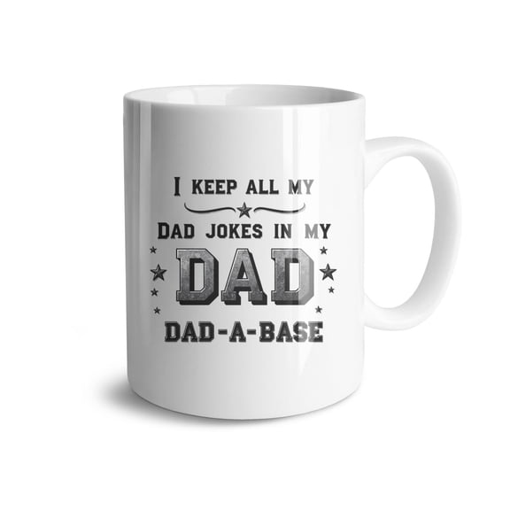 Dad a Base Coffee Mugs 15 OZ Sublimation Mugs,Double-sided Printing Ceramic Cups Ceramic Mugs for Coffee,Tea,Hot Cocoa