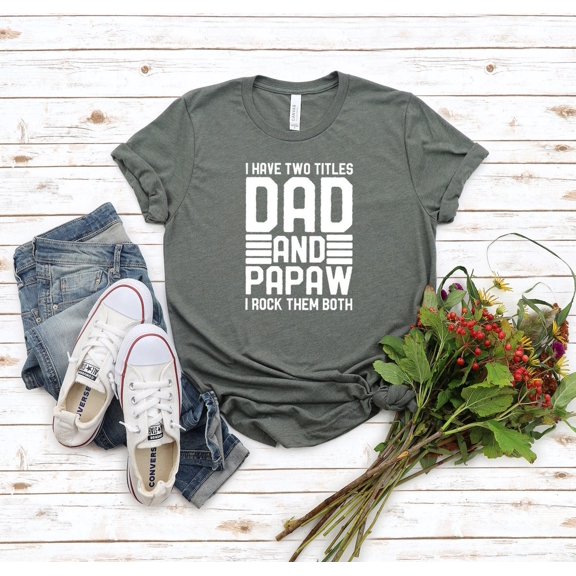 Dad and Papaw T-Shirt: Grandpa Shirt All Size S-5Xl