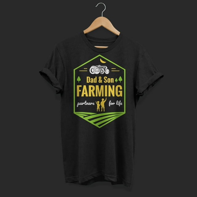 Dad and Son Farming Partners For Life Farming Shirt, Farmer T Shirts ...