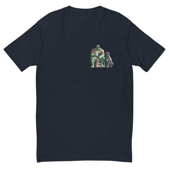 Dad & his Girls Short Sleeve T-shirt (Midnight Navy, XS)