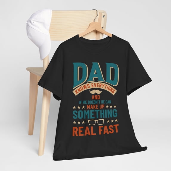 Dad knows everything vintage for father's day Shirt, Dad Shirt ID-0415-WUXQ