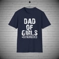 thumbnail image 1 of Dad of Girls Outnumbered T-Shirt, Daddy tee, Father's Day Gift, 1 of 1
