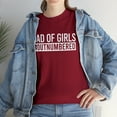 thumbnail image 1 of Dad of Girls Outnumbered T-Shirt, 1 of 2