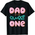 thumbnail image 1 of Dad of Sweet One First Birthday Matching Family Donut Theme T-Shirt, 1 of 3