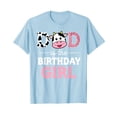 thumbnail image 1 of Dad of The Birthday Girl Shirt Farm Cow Daddy Papa 1st T-Shirt Funny Cute Fathers Day, 1 of 4