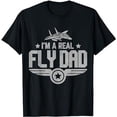 thumbnail image 1 of Dad's Birthday Father's Day Jet Fighter Pilot For Dad Men T-Shirt, 1 of 5