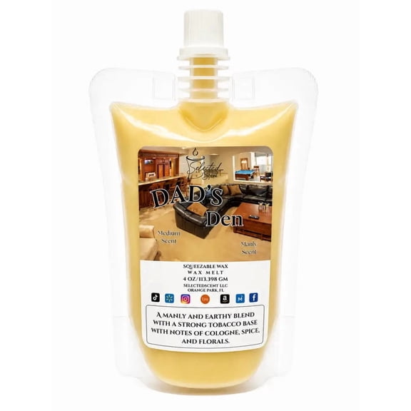 Dad’s Den Squeezable Wax Melt (4Ounces)