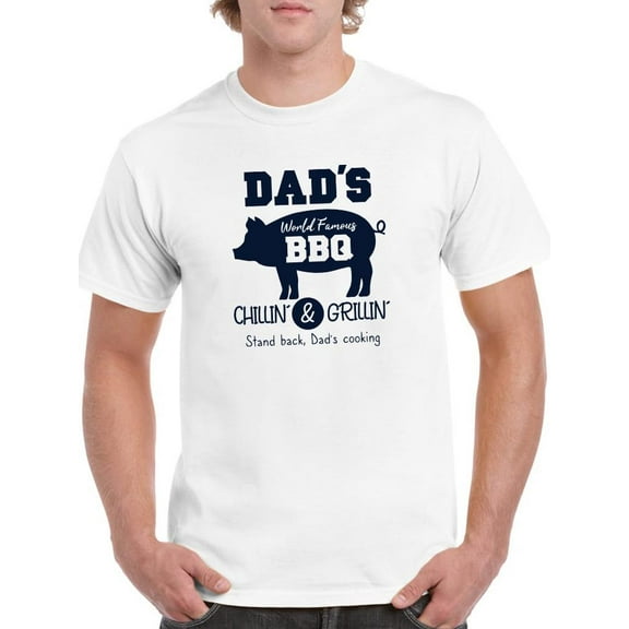Dad's Famous Bbq T-Shirt Men -SPIdeals Designs, Male Large